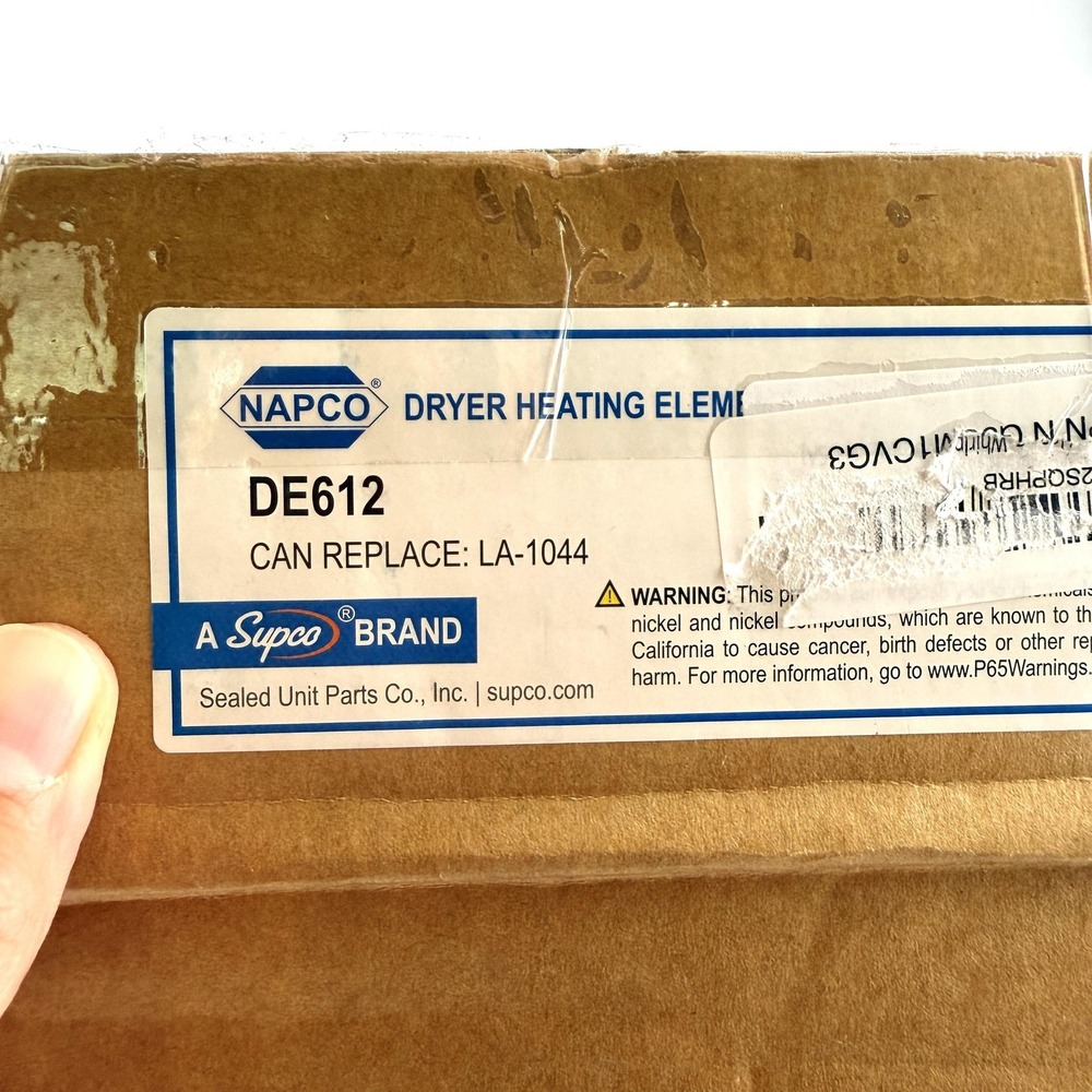 Napco DE612‎ Dryer Heating Element Assembly Replaces LA-1044 Supco Read